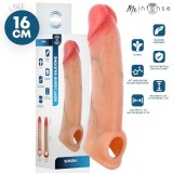 Manșon realist MR INTENSE Simon L, pentru extensia și &icirc;ngroșarea penisului, lungime inserabilă 11.5 cm, +4.5 cm, culoarea pielii