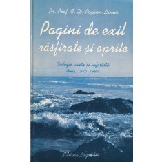 Pr. Prof. C. D. Popian-Linus - Pagini de exil rasfirate si oprite. Teologie,