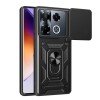 Husa Infinix Note 40 Pro+ protectie camera Techsuit CamShield Series, negru