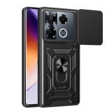 Husa pentru infinix note 40 pro plus, slide si snap privacy, camshield, black
