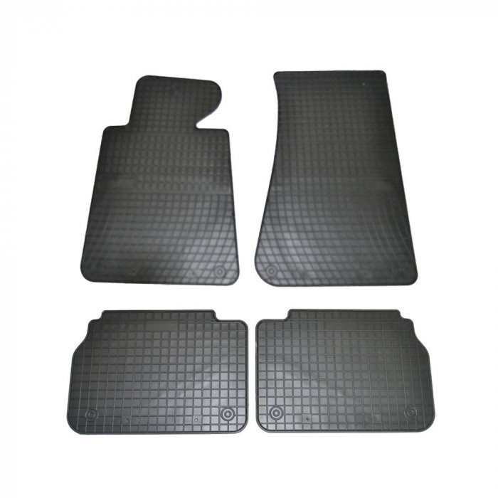 Set covorase auto din cauciuc BMW Seria 5 E34 1988-1996 culoare Negru, presuri BestAutoVest, 4 buc.