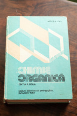 Chimie organica - Mircea Iovu foto