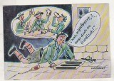 bnk cp Germania - carte postala tematica umor - uzata