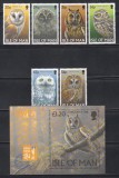 Isle of Man 1997 - Bufnițe, Serie + Colita, MNH