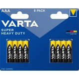 Baterie Varta Superlife 2003, AAA / LR3, 1.5V, zinc - carbon, 8 buc