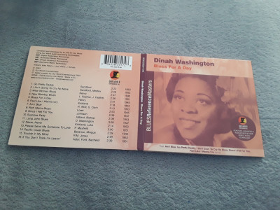 [CDA] Dinah Washington - Blues For A Day - digipak - cd audio original foto