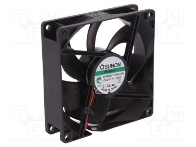 Ventilator axial DC 24V 92x92x25mm 87,04m3/h 34dBA SUNON Vapo foto