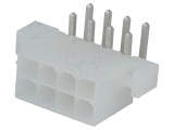 Soclu cablu-placă Mini-Fit Jr 4,2mm 8 PIN THT, MOLEX