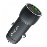 Devia Incarcator Auto Extreme Speed Fast Charger PD30W + QC3.0, 18W, Gri