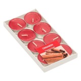 Lumanari Tip Pastila Rosii cu Aroma de Scortisoara VELVET