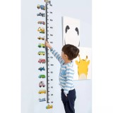 Cumpara ieftin Sticker Perete Autocolant cu Centimetru pentru Copii cu Masinute - 91669B