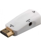 Adaptor HDMI tata - VGA mama 3.5 mm jack Goobay