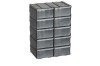 Set cutii de plastic pentru piese si diverse obiecte 15,5x9,5x22,5 cm, 10 buc.