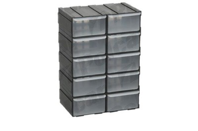 Set cutii de plastic pentru piese si diverse obiecte 15,5x9,5x22,5 cm, 10 buc. foto