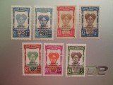 GABON SERIE NESTAMPILAT CU DUBLU TIPAR=331
