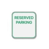 Abtibild &quot;RESERVED PARKING&quot; Cod: TAG 040 / T2 Automotive TrustedCars, Oem