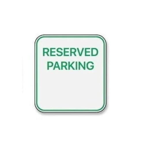 Abtibild &quot;RESERVED PARKING&quot; Cod: TAG 040 / T2 Automotive TrustedCars