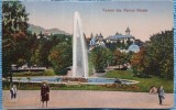 Carte postala, Vedere din Parcul Sinaia, perioada interbelica