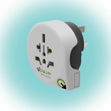 Adaptor calatorii Universal la Australia/China - IT UK CH Brazil USA EURO doar fara impamantare 10A Q2