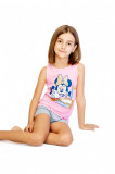 Pijama copii, cu maieou, Disney Minnie 100% bumbac