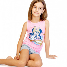 Pijama copii, cu maieou, Disney Minnie 100% bumbac