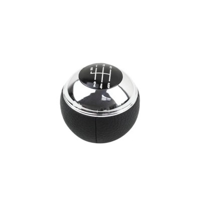 Nuca schimbator viteze, Emzone, Metal/Plastic, Compatibil cu MINI Cooper, 6 viteze, Negru/Crom foto