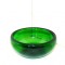 Bol mare, cristal smarald suflat manual -Provence- design Per Lutken, Holmegaard