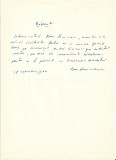 A3574N Oscar Lemnaru (Oscar Holtzman), act scris și semnat olograf, 1966
