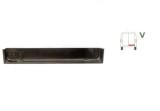 Element reparatie usa Mercedes 207-410, 1977-1991 pt modele cu 2 usi spate, partea dreapta, cu o nervura,jgheab,usa spate, parte inferioara,
