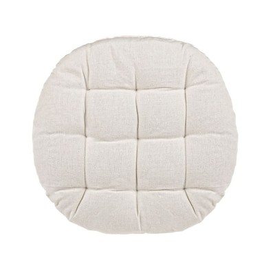 Perna pentru scaun, 38 cm, Ecru, Rotund, Bumbac/Poliester, ATU-084192 foto