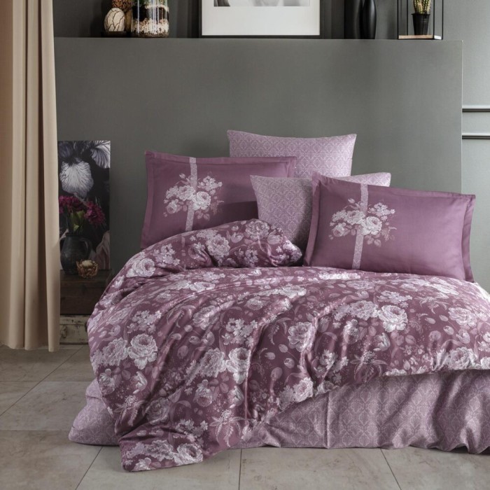 Lenjerie de pat satin clasy king size (monica v1)