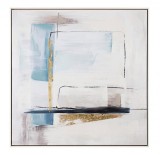 Cumpara ieftin Tablou abstract pictat in ulei pe panza Crown 82.5 cm x 4.5 cm x 82.5 h