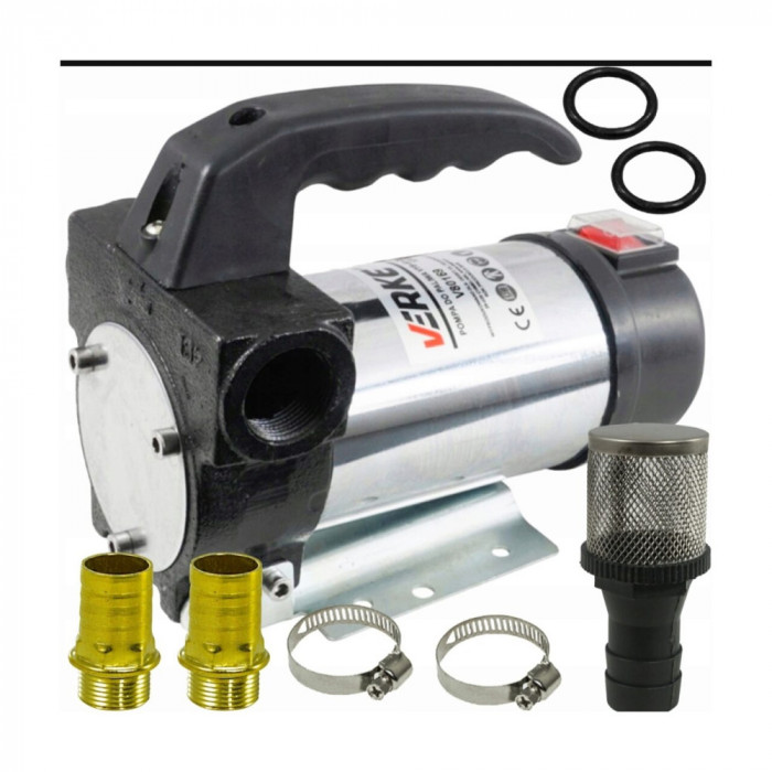 Pompa de aspirație, transfer pentru ulei, lichide 230V 180W, Verke