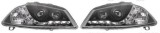 Set faruri tuning Seat Ibiza/Cordoba 02.2002-05.2006 BestAutoVest partea Dreapta/ Stanga H1+H1 manual/electric , cu lumini pozitie LED, transparent n