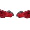 Set stopuri, lampa spate SUBARU BRZ, 06.2012-12.2020; TOYOTA GT-86, 06.2012-06.2021, partea stanga, dynamic indicator; LED; rosu, transparent; TUNING