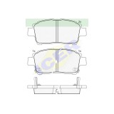 Set placute frana Icer 181386, parte montare : Punte Fata, Toyota Celica, Corolla 202007, Mr 2 3, Prius 202004, Yaris 192006, Yaris Verso 192005