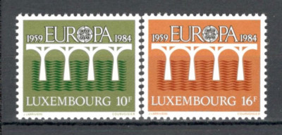 Luxemburg.1984 EUROPA-25 ani CEPT SE.593 foto