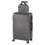 TraveLux Pro V gurul&oacute;s bőr&ouml;nd szett sz&uuml;rke