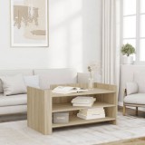 Masuta cafea Gossi, stejar sonoma, 100x50x50 cm, lemn prelucrat, dreptunghiulara. Living, design modern
