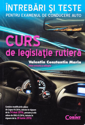 Carte: Valentin Constantin Marin - Curs de legislatie rutiera foto