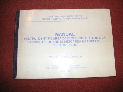 Manual pentru identificarea defectelor aparente la podurile rutiere si remediere foto