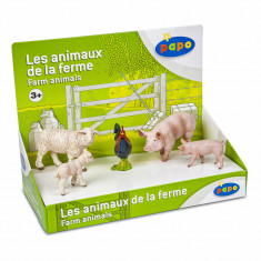 Set figurine Papo - Animale de la ferma, 5 figurine