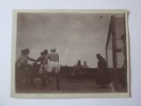 Fotografie originală 118 x 89 mm meci de fotbal anii 20, Alb-Negru, Romania 1900 - 1950, Sport