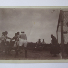 Fotografie originală 118 x 89 mm meci de fotbal anii 20