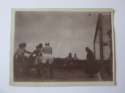 Fotografie originală 118 x 89 mm meci de fotbal anii 20 foto