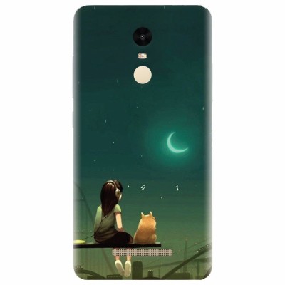 Husa silicon pentru Xiaomi Remdi Note 3, Cat And Girl foto