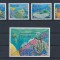 TUVALU-Viata marina-Corali-Colita si Serie complerta de 4 timbre nestampil MNH