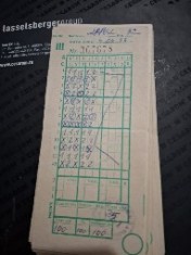 Bilet loto pronosport 4.04.1993 foto