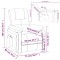 Fotoliu rabatabil electric, crem, material textil - 12