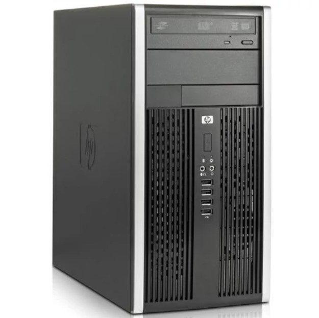 Unitate PC Second Hand, HP COMPAQ 8000 TOWER, Procesor Q9500, Memorie RAM 8 GB, SSD 128 GB NOU, DVD/RW